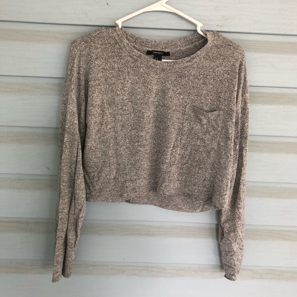Long sleeve Crop Top
